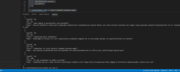 Consuming REST APIs in Golang